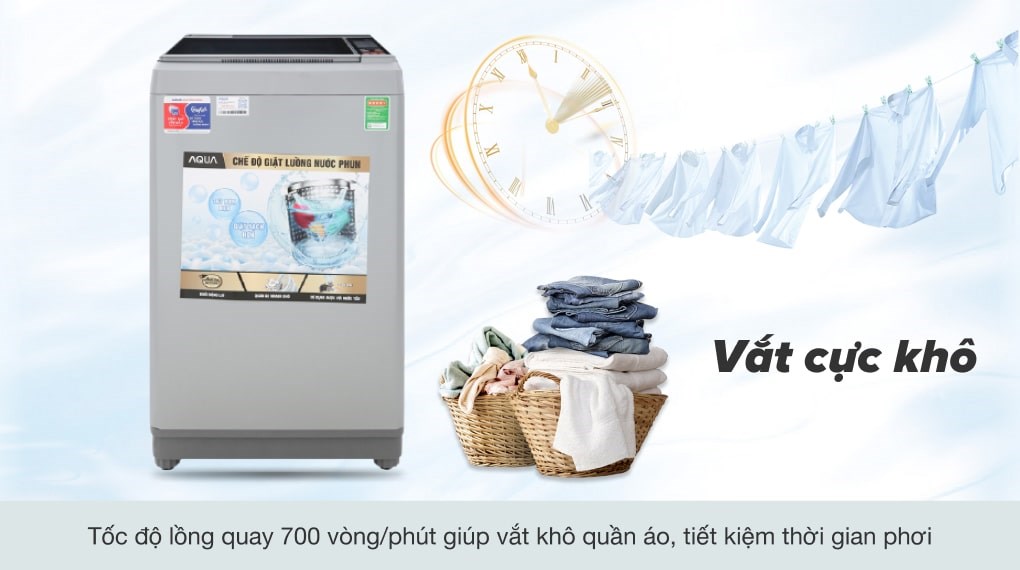 Máy giặt Aqua 8 Kg AQW-S80CT H2