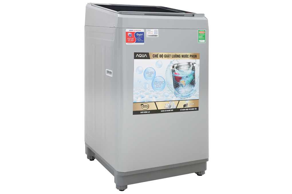 Máy giặt Aqua 8 Kg AQW-S80CT H2 Màu Xám