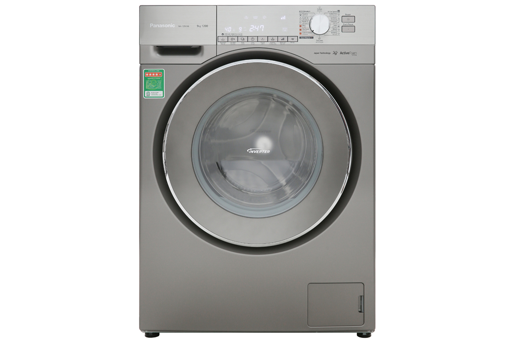 Máy giặt Panasonic Inverter 9 Kg NA-129VX6LV2 Màu Xám