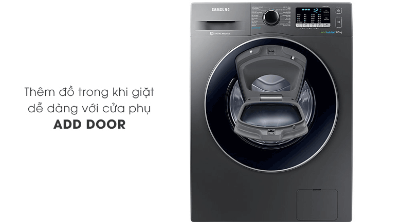 Add Door - Máy giặt Samsung Addwash Inverter 10 kg WW10K54E0UX/SV Add Door - Máy giặt Samsung Addwash Inverter 10 kg WW10K54E0UX/SV