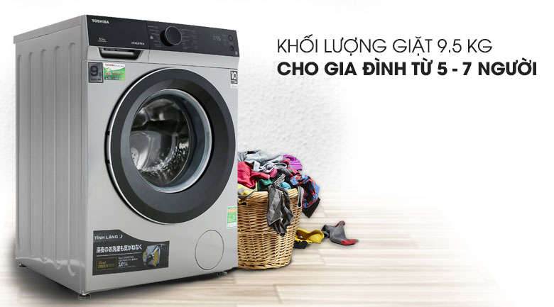 Máy giặt Toshiba Inverter 9.5 kg TW-BH105M4V SK