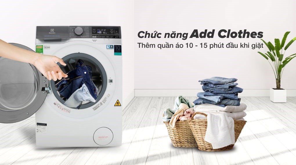 Máy giặt sấy Electrolux Inverter giặt 8 kg - sấy 5 kg EWW8023AEWA