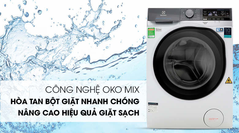 Công nghệ OKO MIX - Máy giặt Electrolux Inverter 8kg EWW8023AEWA