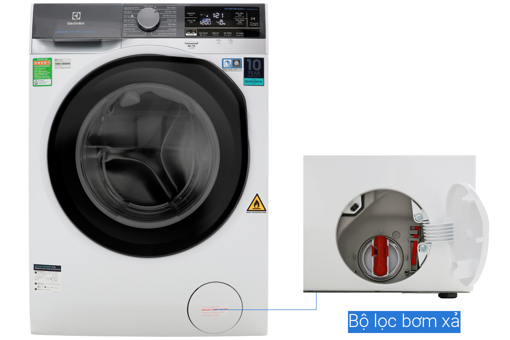 Bán máy giặt sấy Electrolux Inverter 8 kg EWW8023AEWA