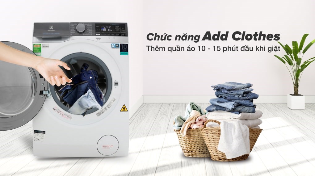 Máy giặt sấy Electrolux Inverter giặt 10 kg - sấy 7 kg EWW1042AEWA