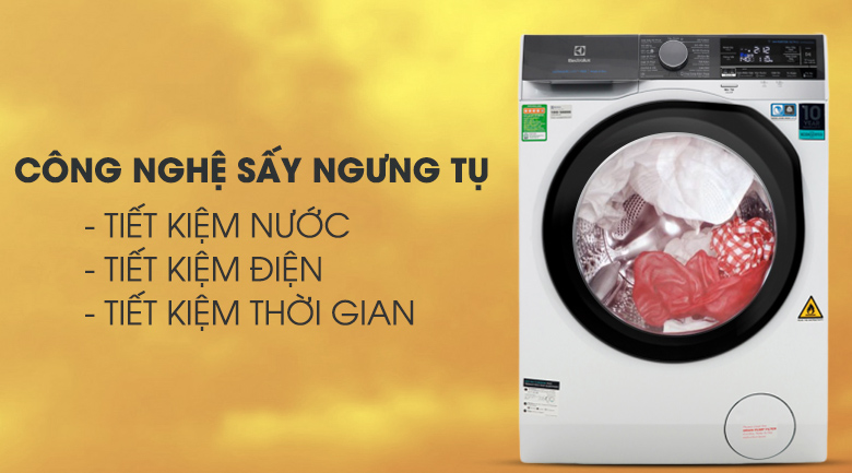 Máy giặt sấy Electrolux Inverter giặt 10 kg - sấy 7 kg EWW1042AEWA - 12
