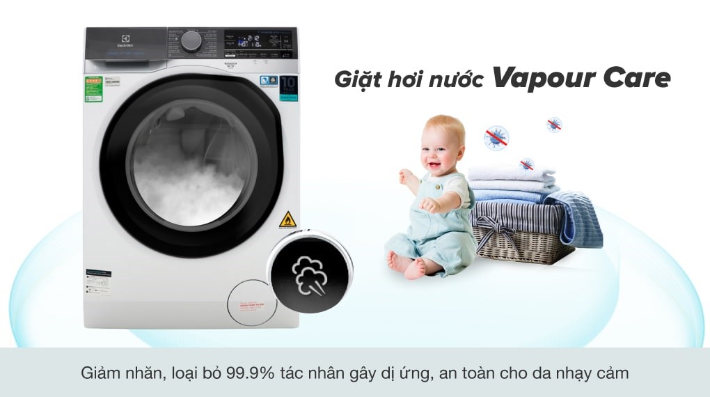 Máy giặt sấy Electrolux Inverter giặt 10 kg - sấy 7 kg EWW1042AEWA - 22