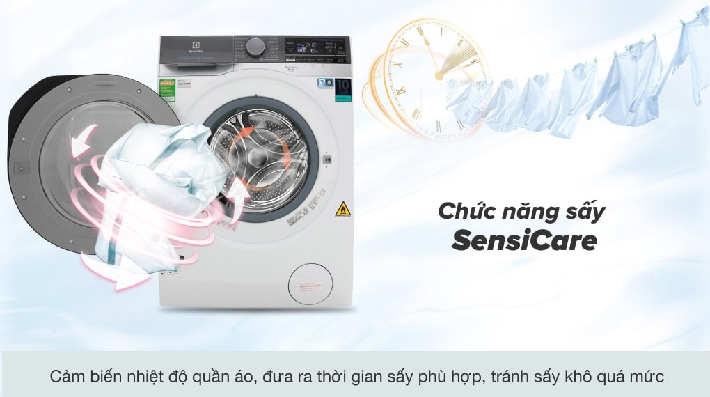 Máy giặt sấy Electrolux Inverter giặt 11 kg - sấy 7 kg EWW1141AEWA