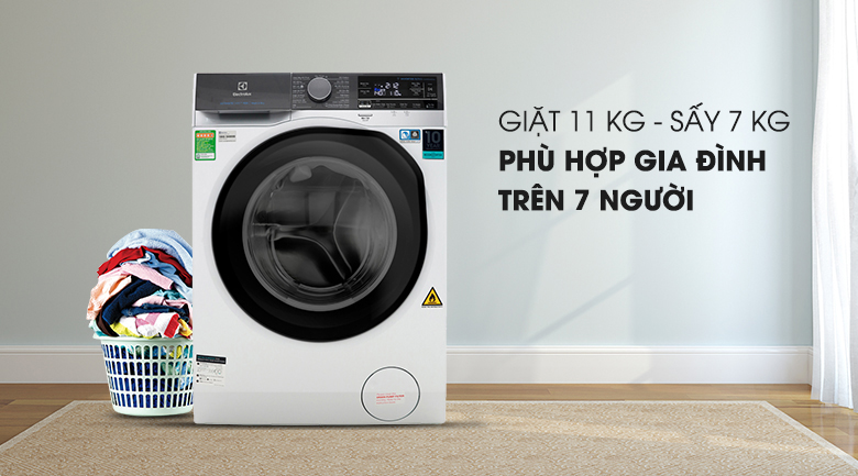 Đánh giá] Tính năng nổi bật của Máy giặt Mua Máy Giăt Electrolux Inverter  11 kg EWW1141AEWA trên Nguyễn Kim