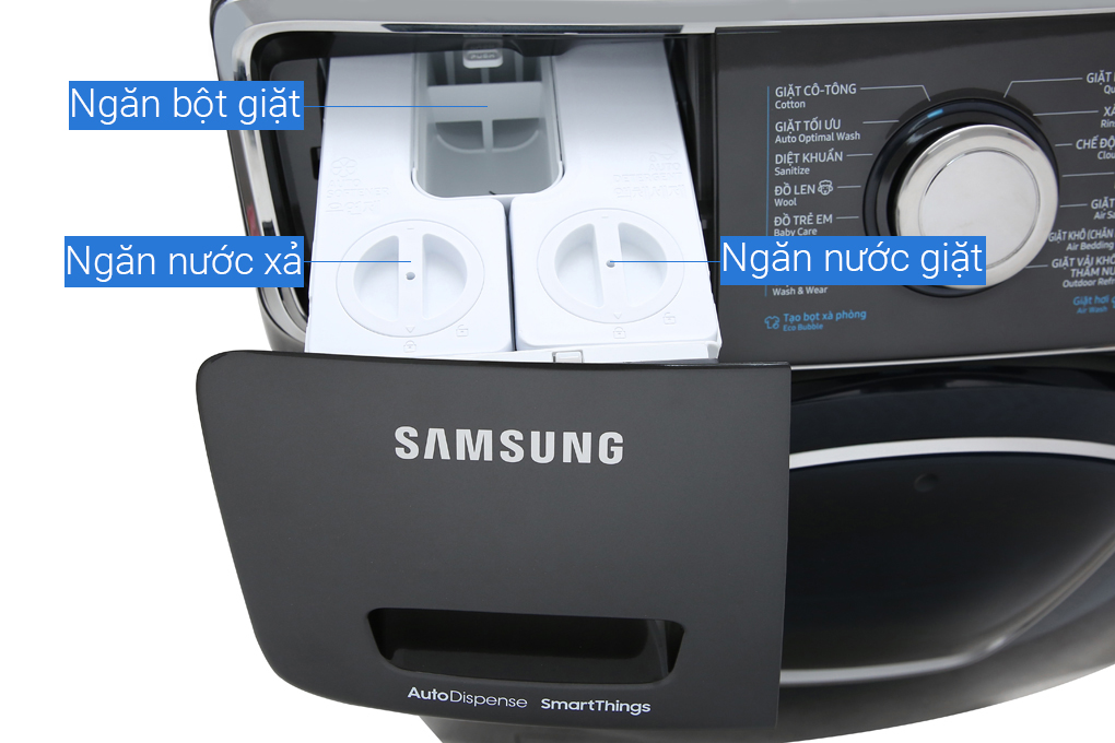 Máy giặt sấy Samsung Add Wash Inverter 19 kg WD19N8750KV/SV - 4