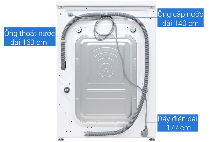 Máy giặt LG Inverter 8 kg FC1408S5W Màu Trắng