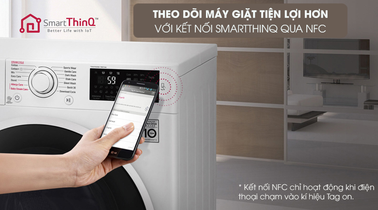 Điều khiển từ xa bằng ứng dụng SmartThinQ