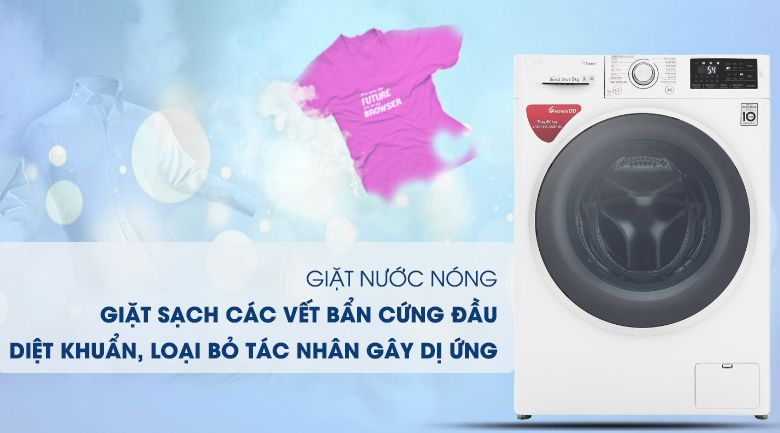 Máy giặt LG Inverter 9 kg FC1409S4W