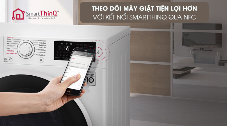 Điều khiển từ xa bằng ứng dụng SmartThinQ