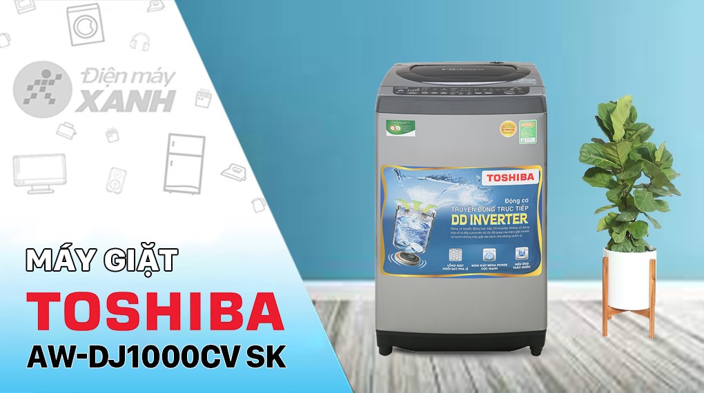 Máy giặt Toshiba Inverter 9 Kg AW-DJ1000CV SK
