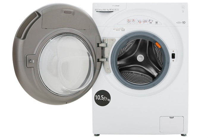 Máy giặt sấy LG Inverter giặt 10.5 kg - sấy 7 kg FG1405H3W1 Màu Trắng