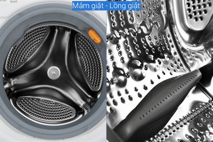 Máy giặt sấy LG Inverter giặt 10.5 kg - sấy 7 kg FG1405H3W1 Màu Trắng