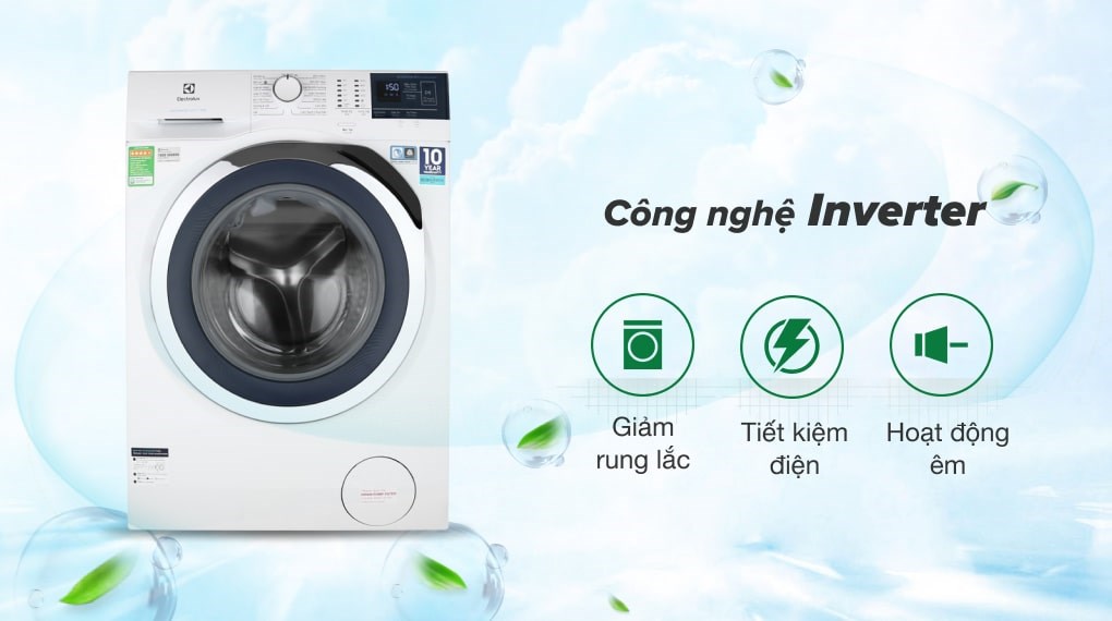 Máy giặt Electrolux Inverter 8 kg EWF8024BDWA