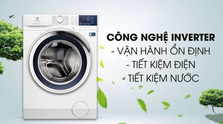 Công nghệ Inverter - Máy giặt Electrolux Inverter 8 kg EWF8024BDWA Công nghệ Inverter - Máy giặt Electrolux Inverter 8 kg EWF8024BDWA
