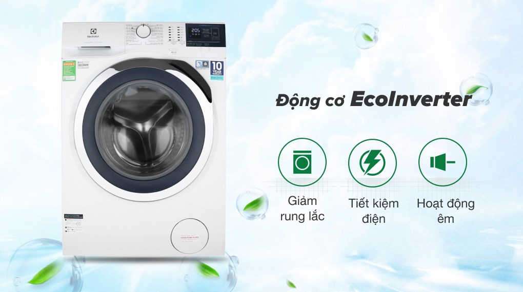 Lồng giặt Lily - Máy giặt Electrolux Inverter 10 kg EWF1024BDWA