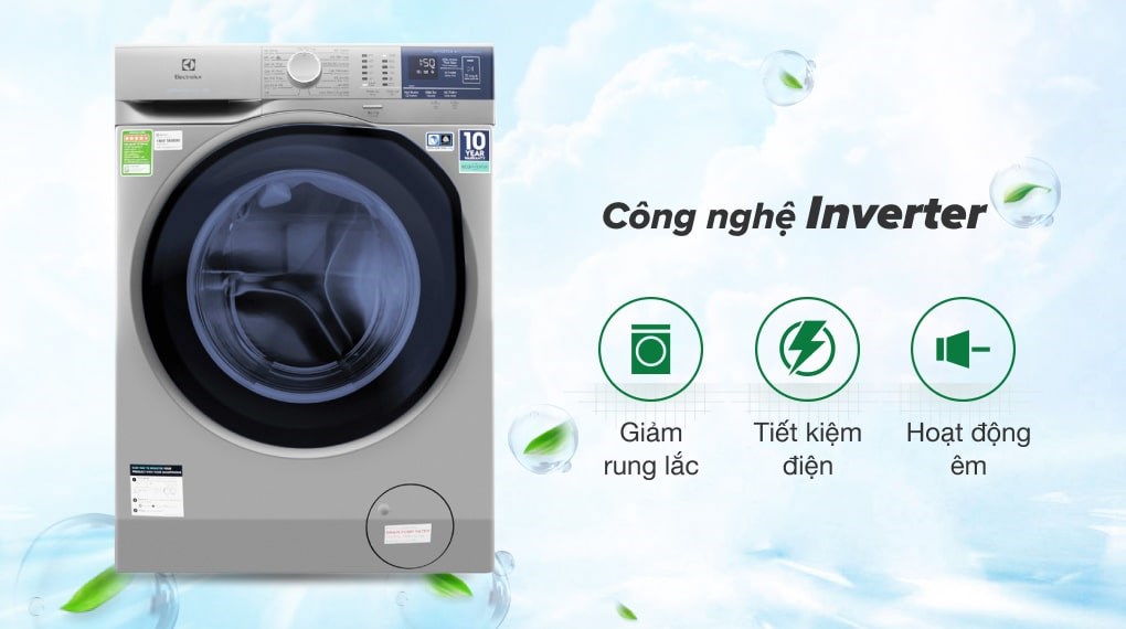 Máy giặt Electrolux Inverter 8 kg EWF8024ADSA