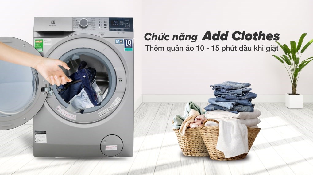 Máy giặt Electrolux Inverter 8 kg EWF8024ADSA
