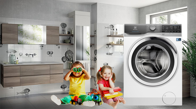 Máy giặt Electrolux Inverter 11 kg EWF1142BEWA - An tâm với tính năng khóa trẻ em
