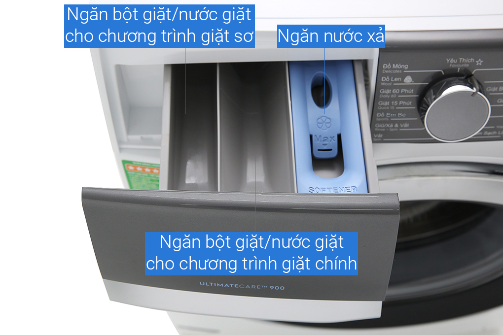 Máy giặt Electrolux Inverter 11 kg EWF1142BEWA Màu Trắng