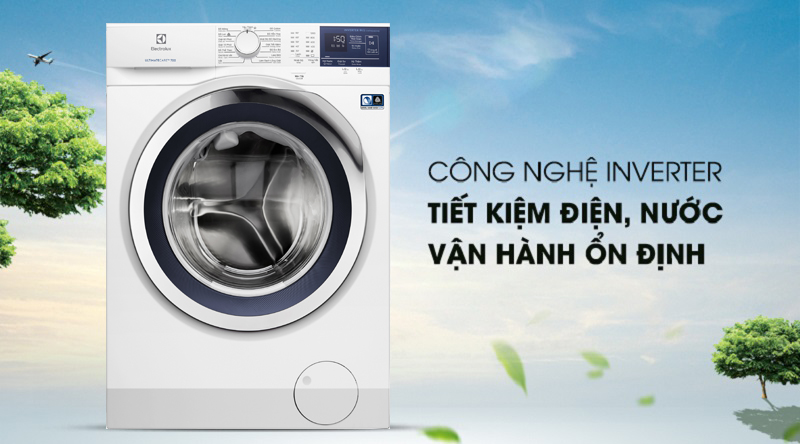 Máy giặt Electrolux EWF9024BDWB - Công nghệ Inverter mang lại hiệu quả tiết kiệm điện – nước 