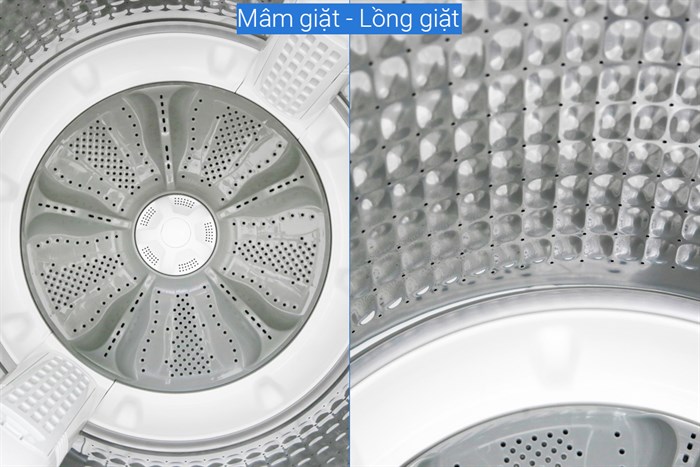 Máy giặt Aqua Inverter 10 Kg AQW-DR100ET S Màu Bạc