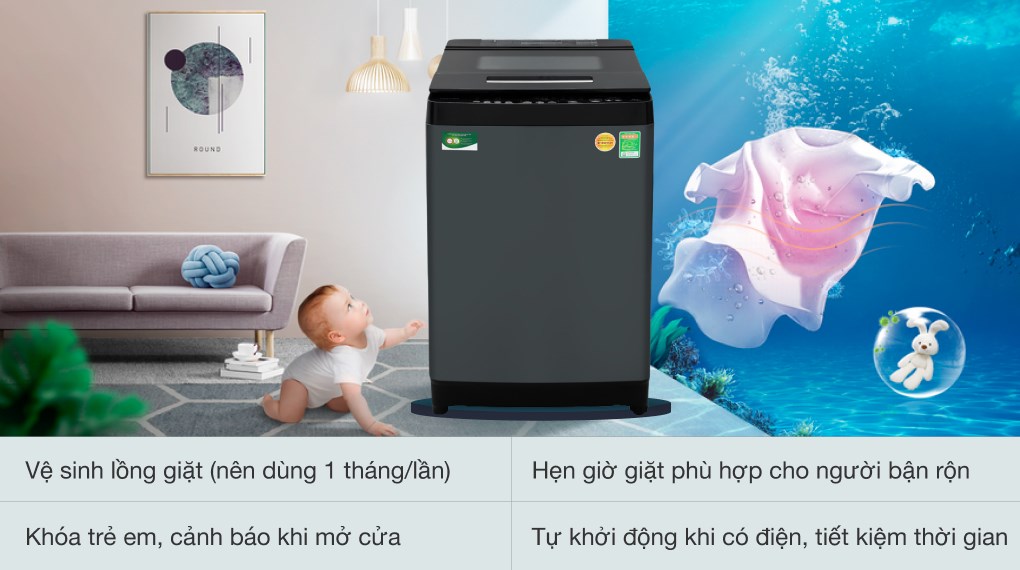 Máy giặt Toshiba Inverter 13 kg AW-DUJ1400GV KK