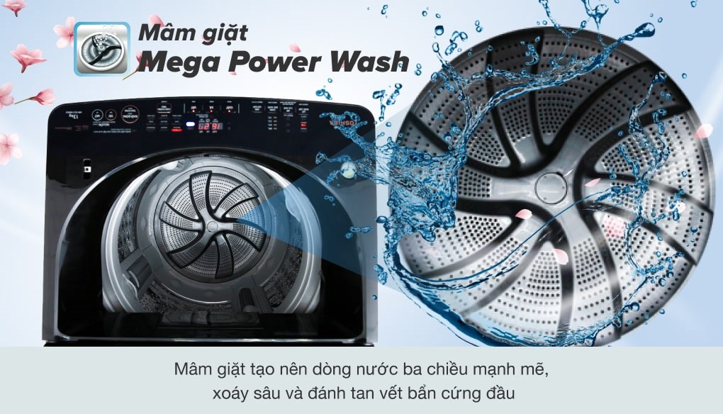 Máy giặt Toshiba Inverter 13 kg AW-DUJ1400GV KK