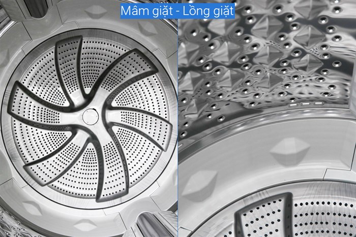 Máy giặt Toshiba Inverter 13 kg AW-DUJ1400GV KK Màu Đen