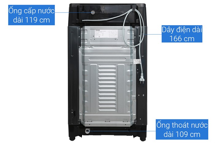 Máy giặt Toshiba Inverter 13 kg AW-DUJ1400GV KK Màu Đen