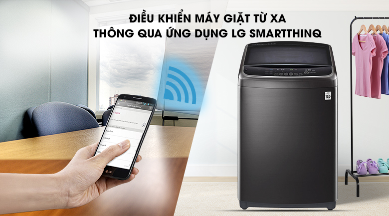 Máy giặt điều khiển CS_Từ xa - Máy giặt LG Inverter 22 kg TH2722SSAK