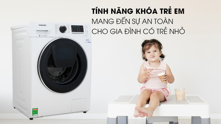 Máy giặt Samsung Addwash Inverter 10 kg WW10K54E0UW/SV