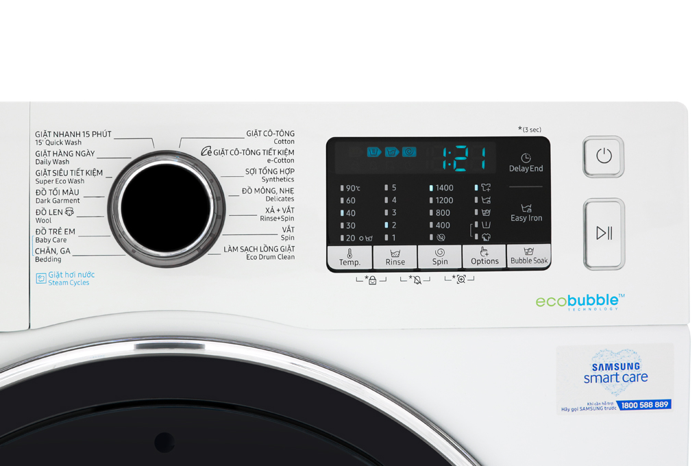Máy giặt Samsung Addwash Inverter 10 kg WW10K54E0UW/SV Màu Trắng