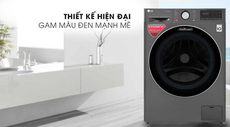 [Review] Máy giặt sấy Inverter LG 10.5 kg FV1450H2B