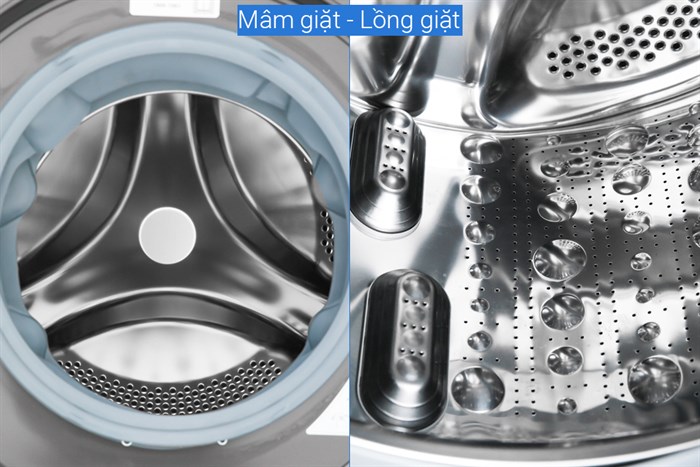 Máy giặt LG Inverter 10.5 kg FV1450S2B Màu Đen