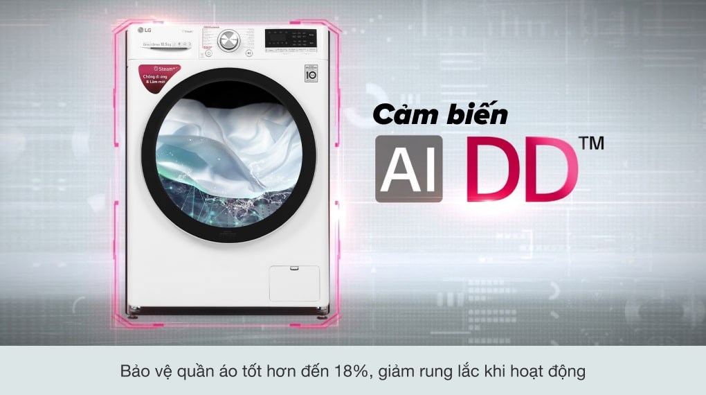 Máy giặt LG Inverter 10.5 kg FV1450S3W
