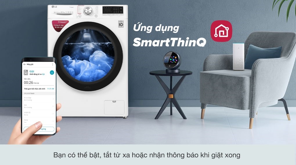 Máy giặt LG Inverter 10.5 kg FV1450S3W