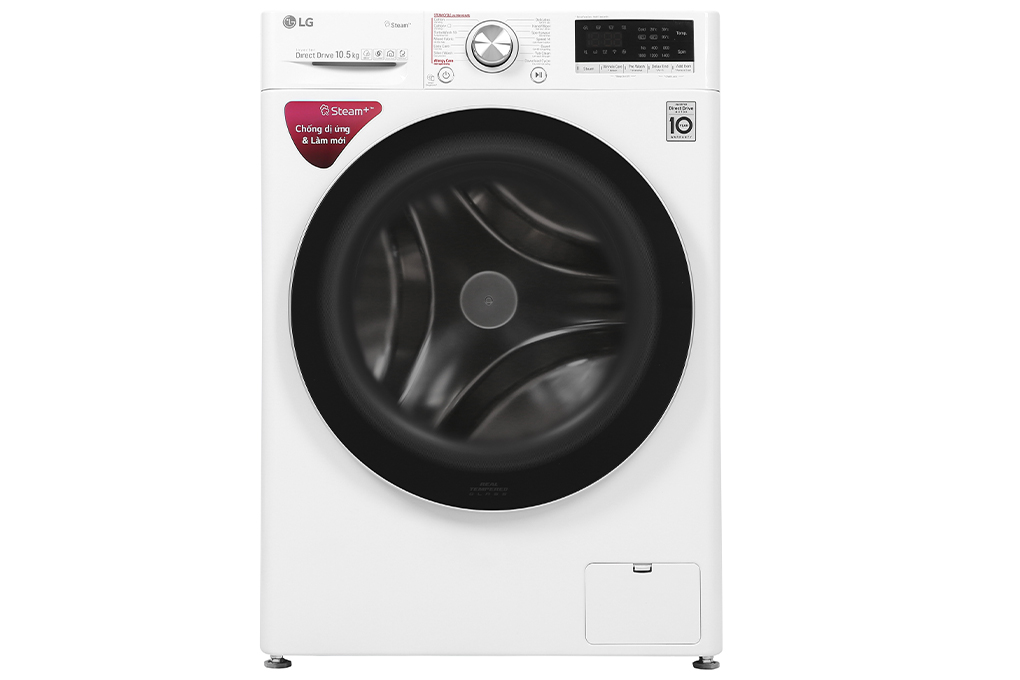 Máy giặt LG Inverter 10.5 kg FV1450S3W Màu Trắng