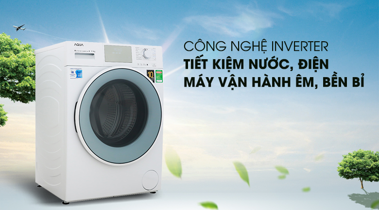 Máy giặt Aqua Inverter 9.5 kg AQD-D950E W