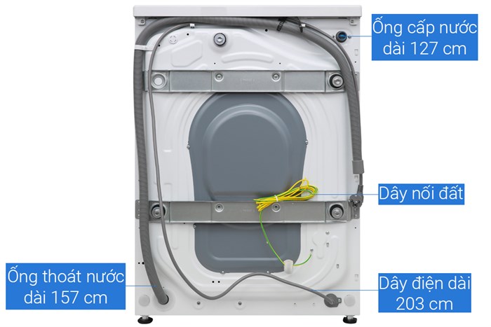 Máy giặt Aqua Inverter 9.5 kg AQD-D950E W