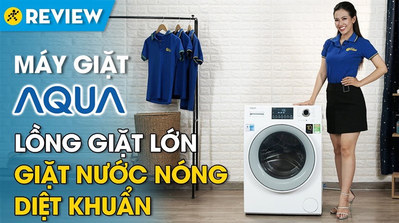 Máy giặt Aqua Inverter 8.5 kg AQD-D850E W