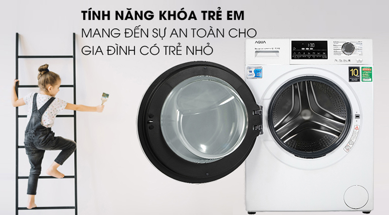 Máy giặt Aqua Inverter 8.5 kg AQD-D850E W - 15