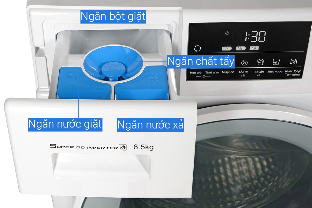 Mua máy giặt Aqua Inverter 8.5 kg AQD-D850E W