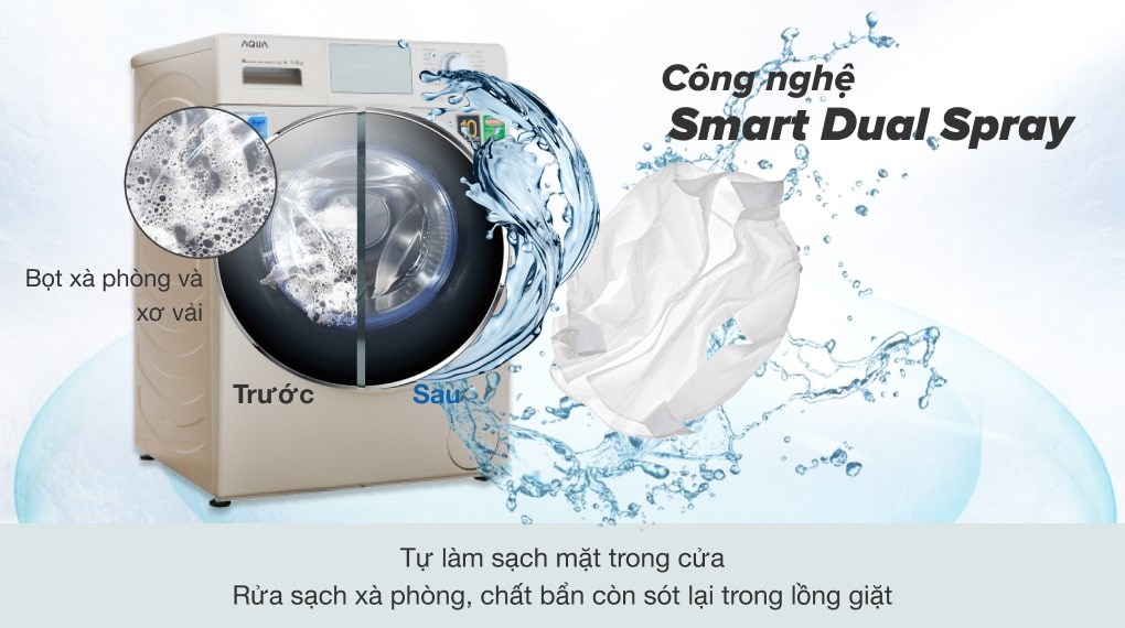 Máy giặt Aqua Inverter 9.5 kg AQD-D950E N