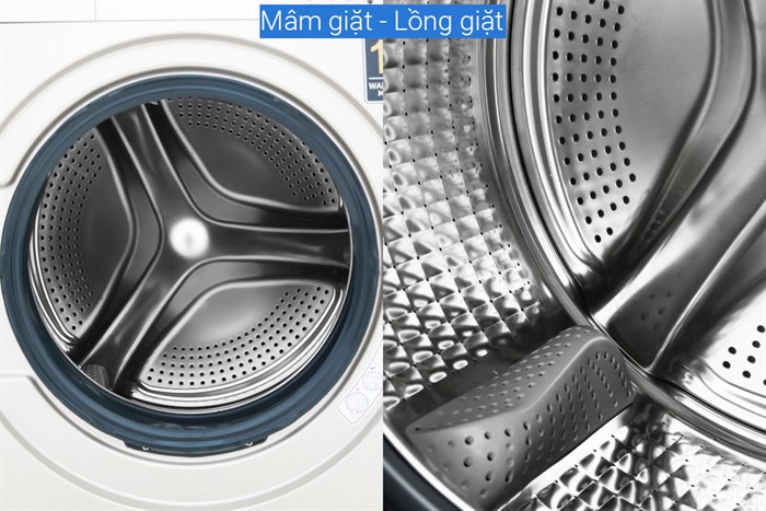 Máy giặt Aqua Inverter 9.5 kg AQD-D950E N Màu Vàng đồng