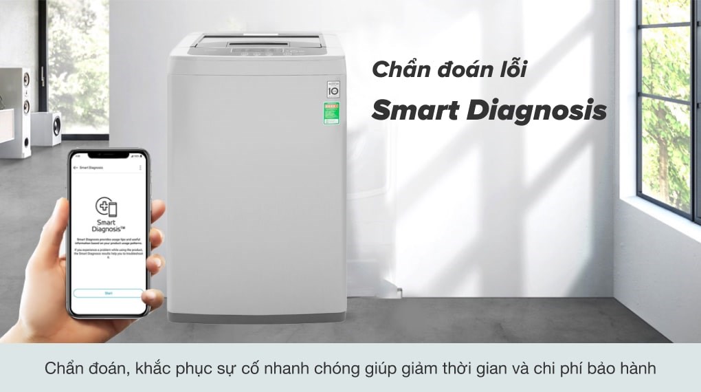 Máy giặt LG Inverter 8 kg T2108VSPM2